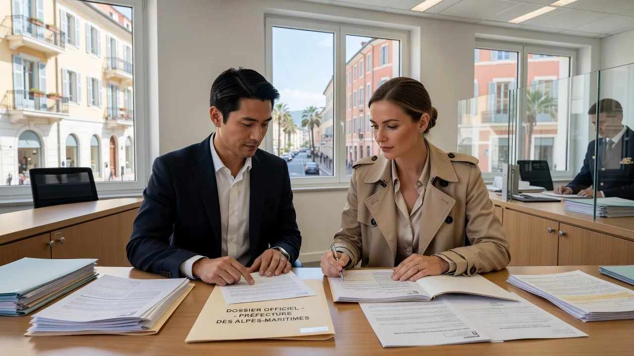 Démarches administratives mariage international à Nice, documents officiels consulaires — vue complémentaire