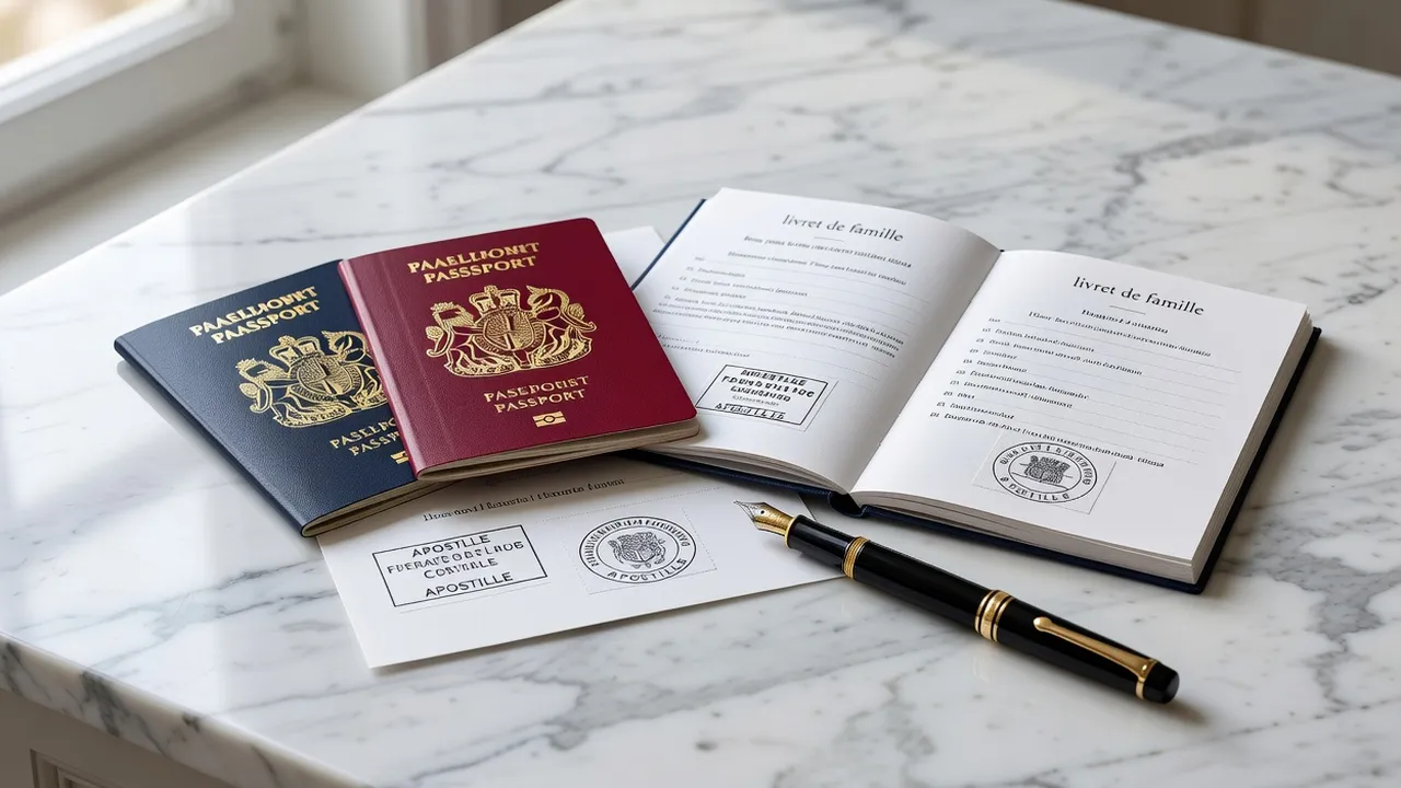 Démarches administratives mariage international à Nice, documents officiels consulaires