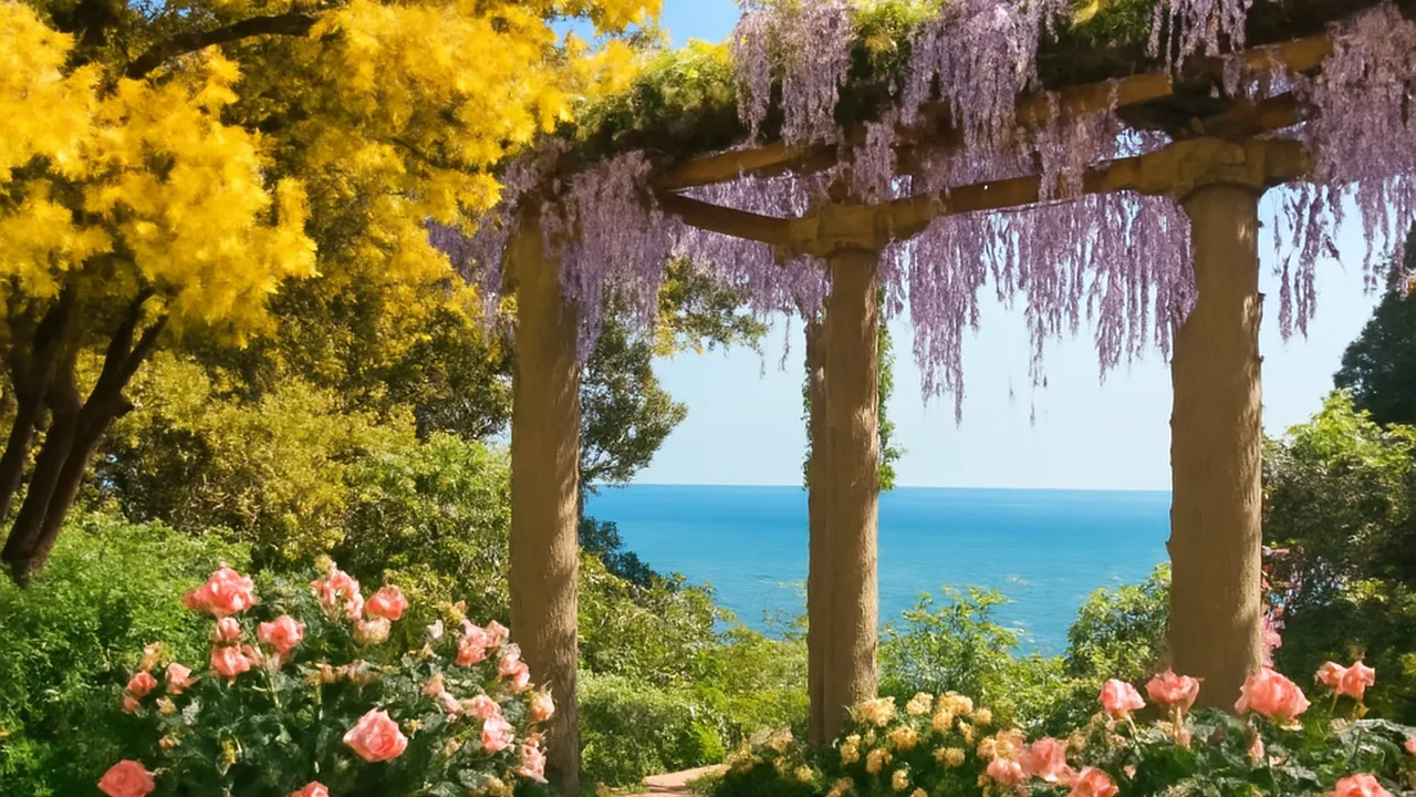Mariage en mai sur la Côte d Azur, mimosas en fleur et ciel méditerranéen parfait