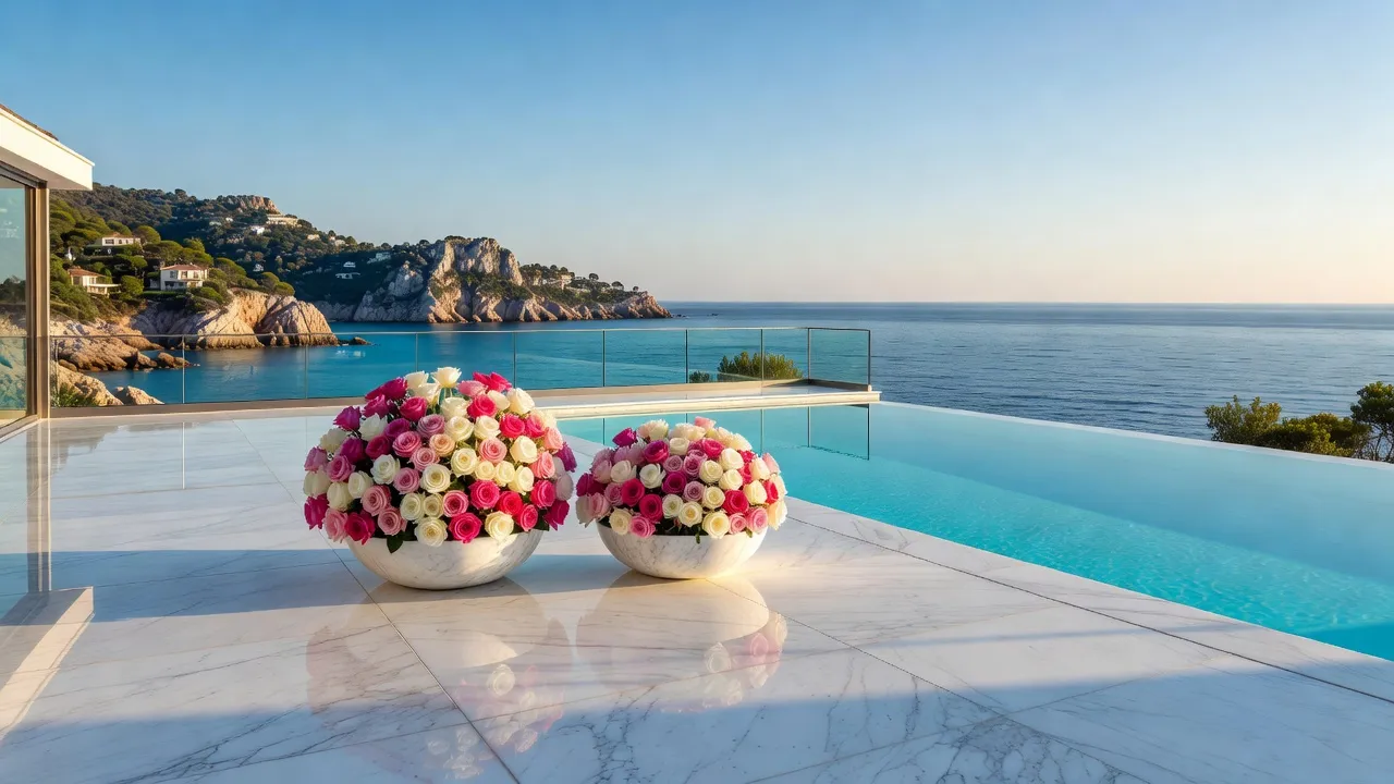 Villa de prestige avec vue panoramique sur la Méditerranée, Côte d'Azur