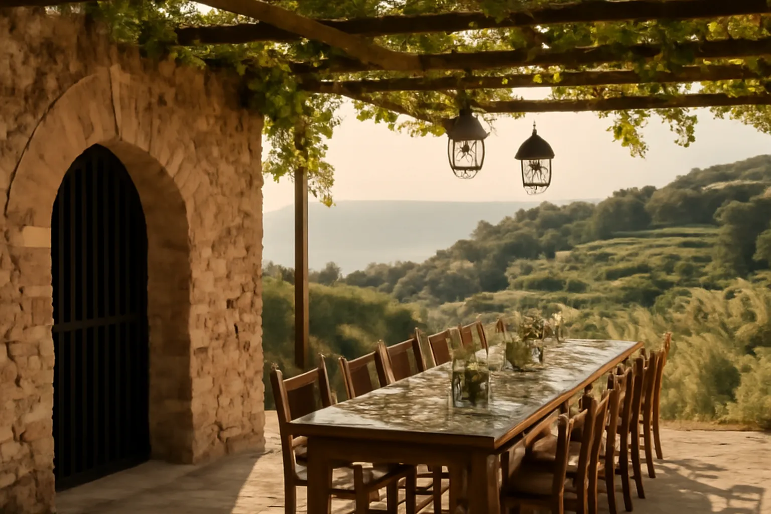 Vignes de Bellet au-dessus de Nice