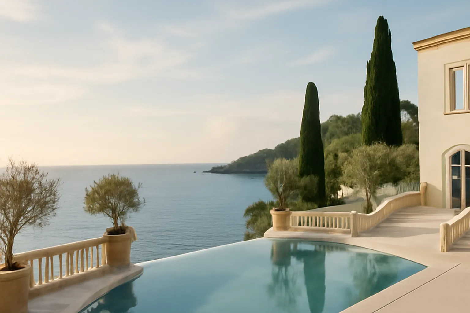 Villa avec vue sur la Méditerranée — mariage Côte d'Azur