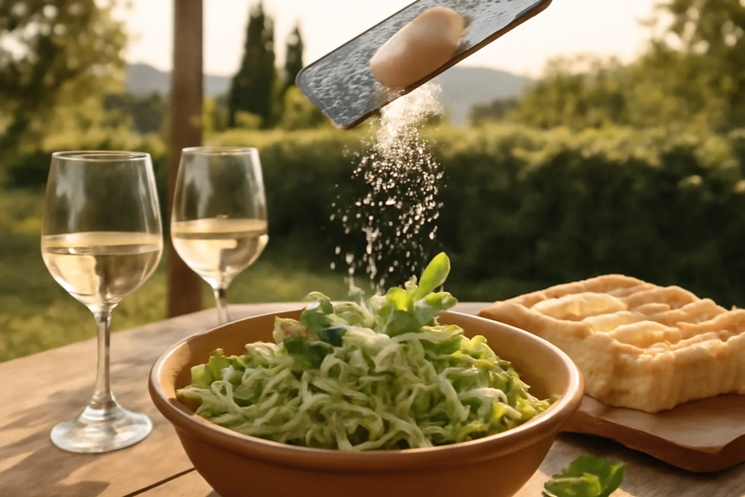 Station pasta party au mariage italo-niçois